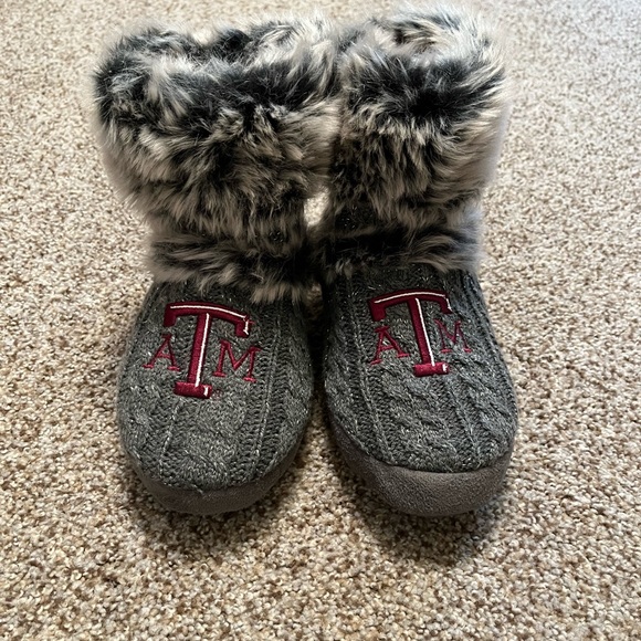 Texas Aggie A&M slippers booties - Picture 1 of 4